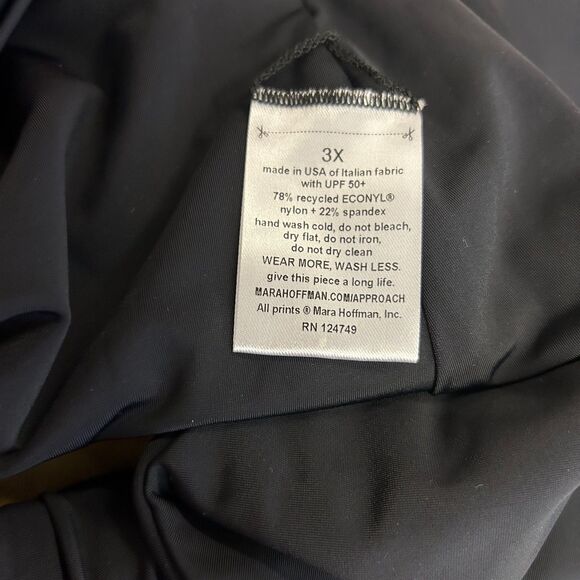 Mara Hoffman Jay NWT Black High Waist Tie-Front Bikini Bottoms Size 3X - Picture 9 of 13